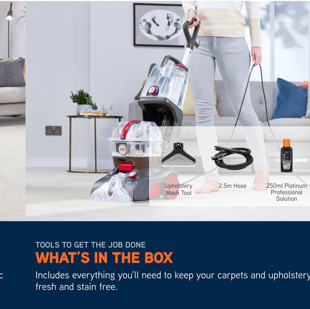 Vax Rapid Power Pro Upright Carpet Cleaner